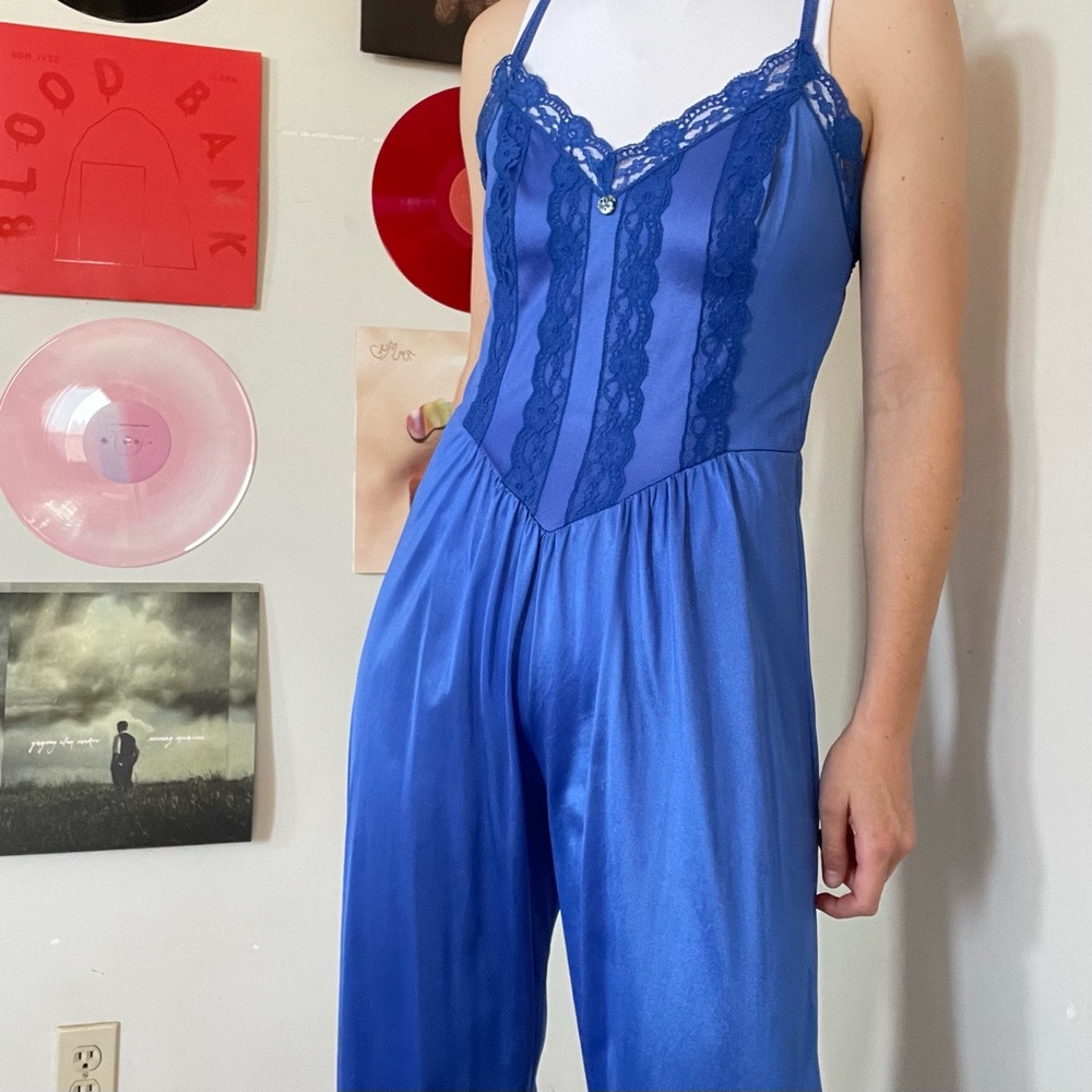 vintage silky jumpsuit